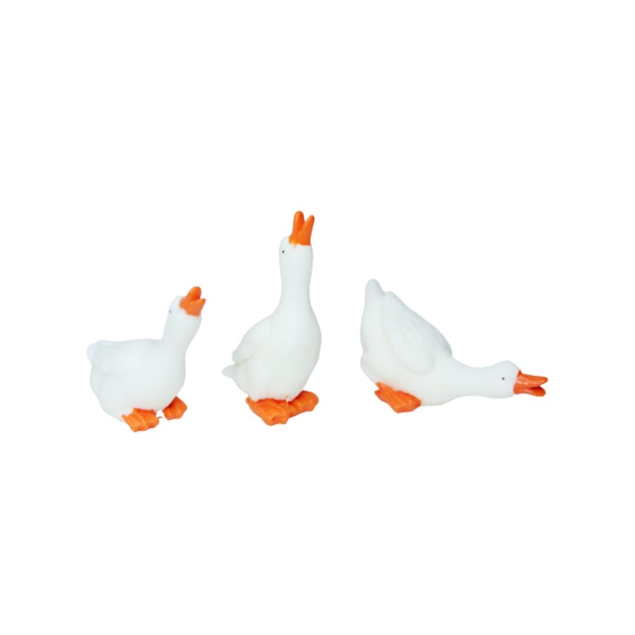 Miniature Fairy Garden Wonderland | Miniature Toys: Set Of 3 Long Neck Ducks Miniature Fairy Garden Toys, Miniature Garden Decorations