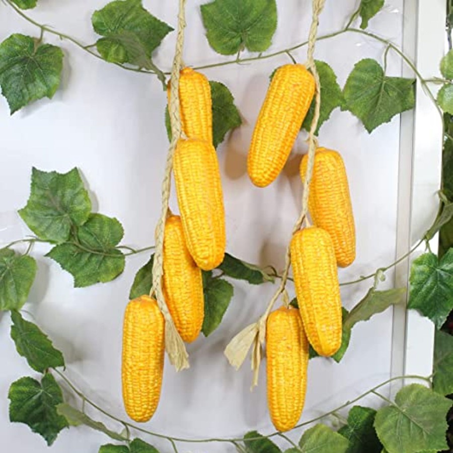 Artificial Turf Plants Wonderland | Real Looking Artificial Fruit Corn (Set Of 2) String