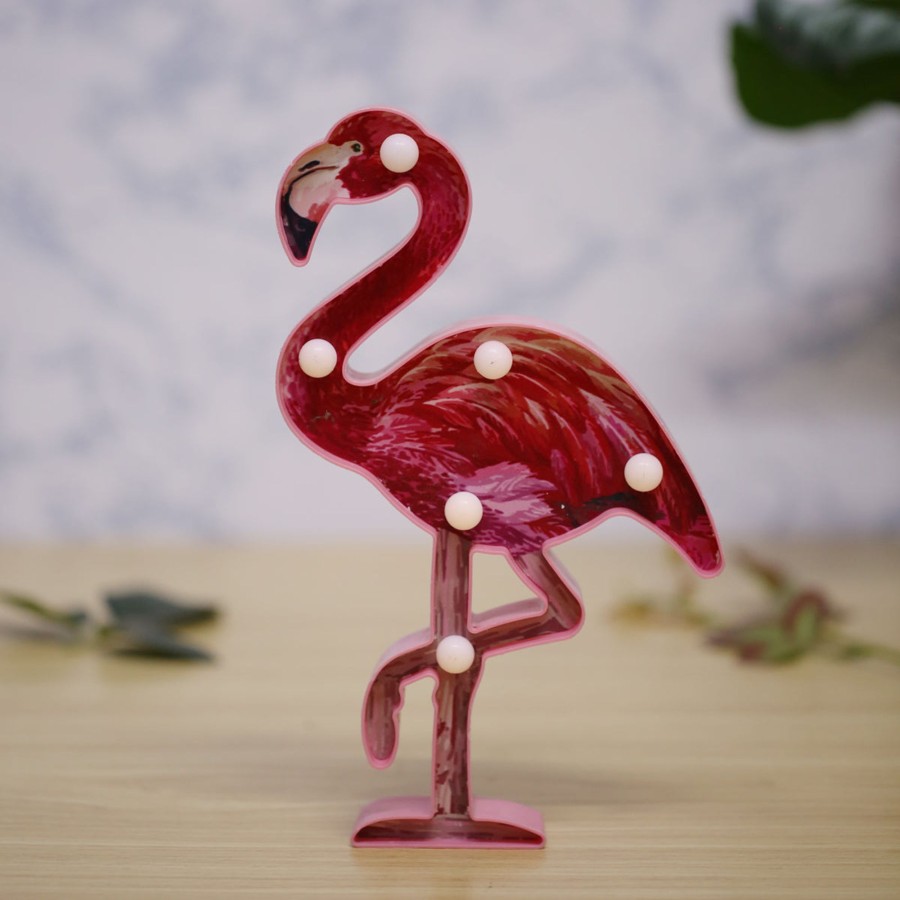 Kids Wonderland | Flamingo Led Wall Light-Pink For Kids Room Night Light (Hole At The Back)