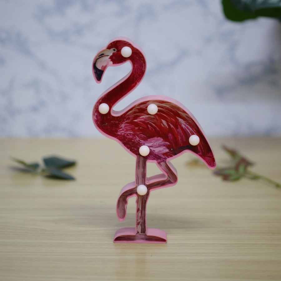 Kids Wonderland | Flamingo Led Wall Light-Pink For Kids Room Night Light (Hole At The Back)