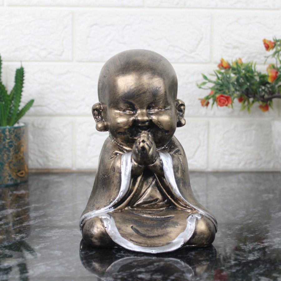 Garden Decor Wonderland Garden Statues | Wonderland Premium Fengshui Monk Figurine