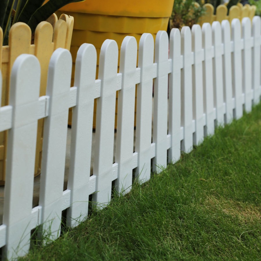 Garden Decor Wonderland Picket Fence | Copy Of Pack Of 2 : Pp Picket Self Standing Fence For Indoor/Outdoor Garden