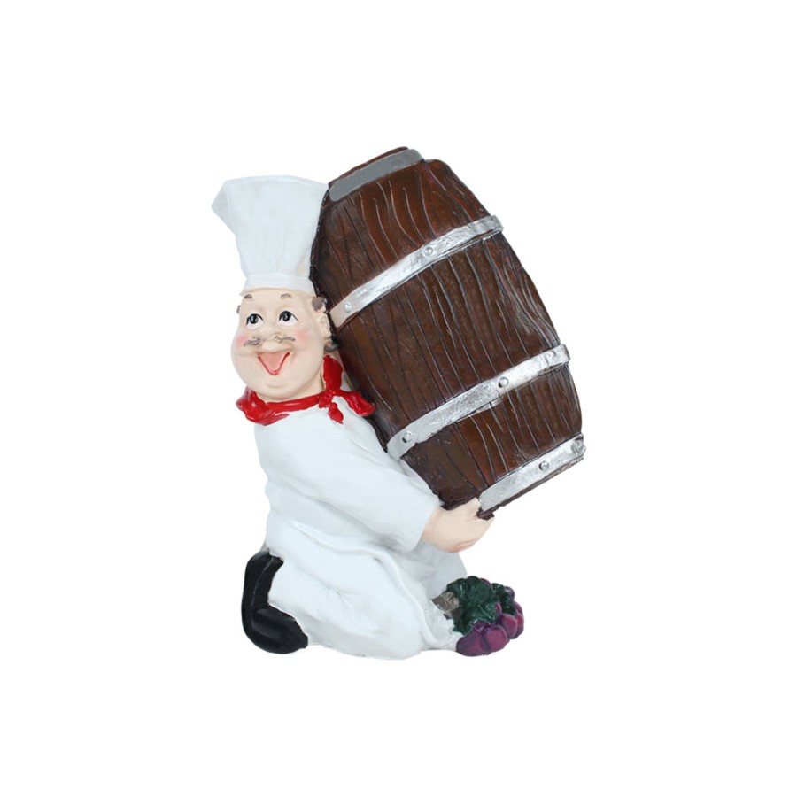 Home Decor Wonderland Chef Decor | Chef With Bottle Container