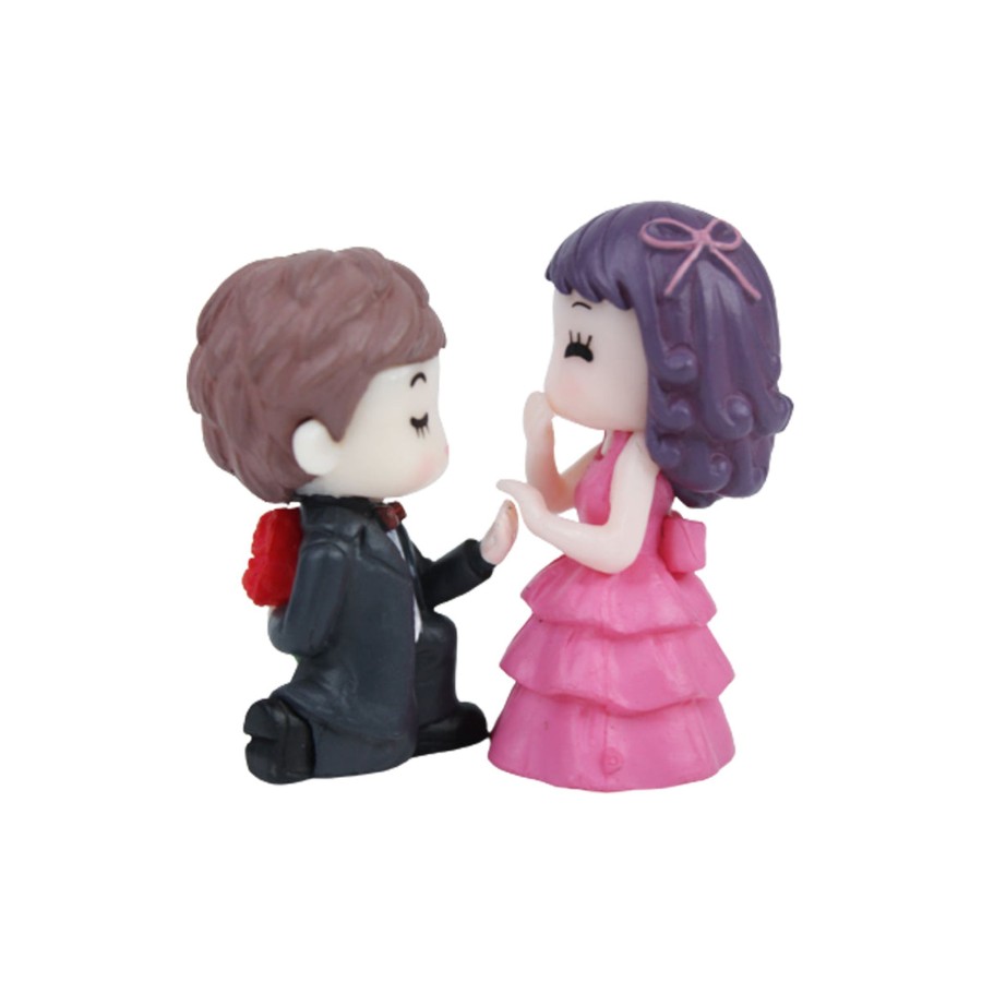 Miniature Fairy Garden Wonderland | Miniature Toys : Proposing Couple (Small)