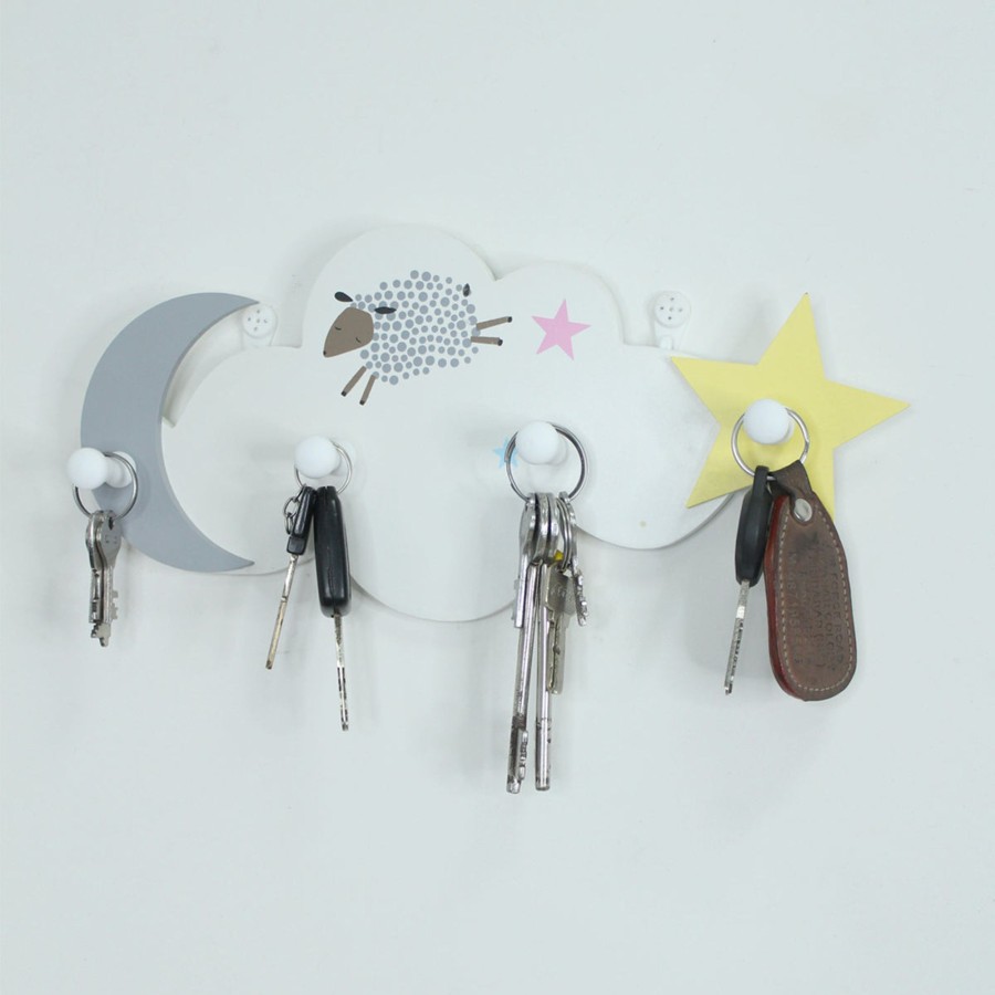 Kids Wonderland | Wooden Cloud Hook Hanger