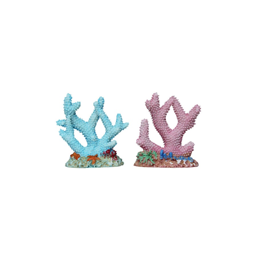 Miniature Fairy Garden Wonderland | Miniature Toys Set Of 2 Coral (Miniature Fairy Garden Accessoriesfor Diy Tray Garden Plant Decor)