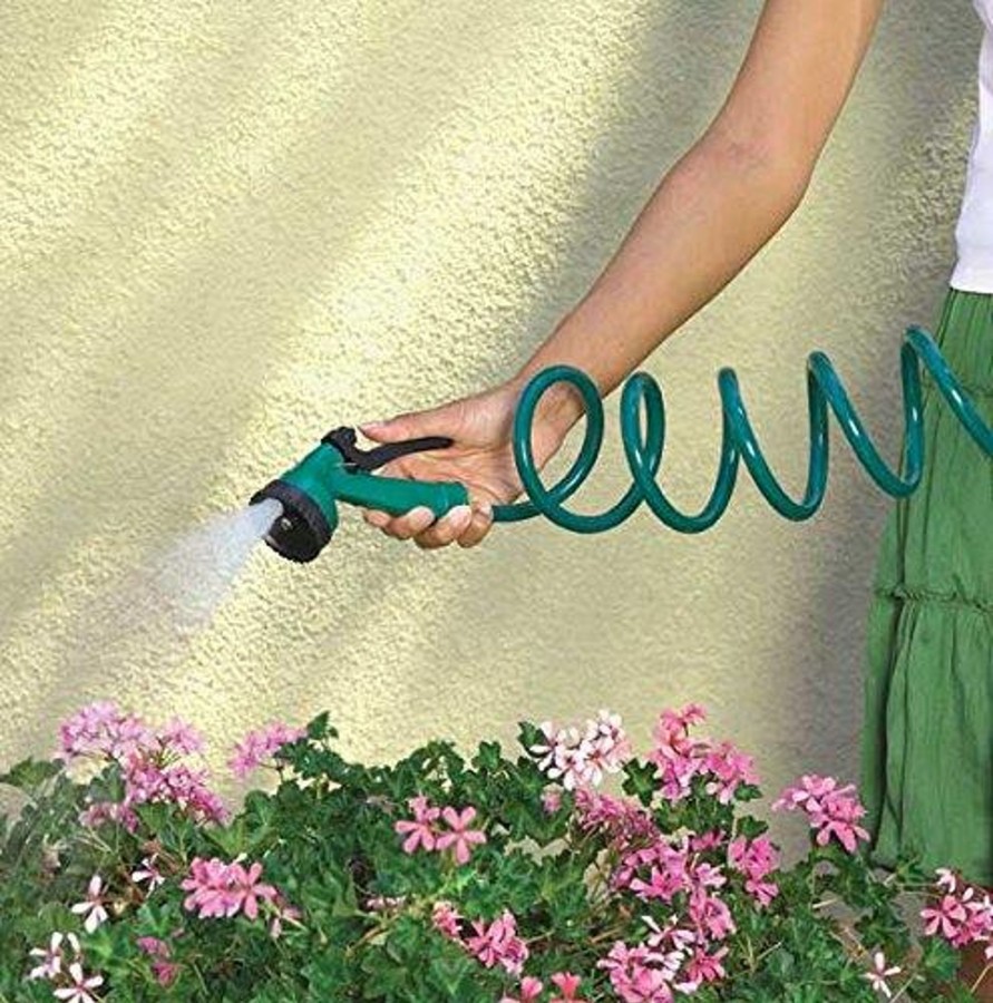 Garden Essentials Wonderland Peekay | 30M/100 Feet Coil Hose With 7 Feature