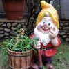 Garden Planters Wonderland Garden Arts and Craft | Yellow Cap Gnome Planter For Garden Decor