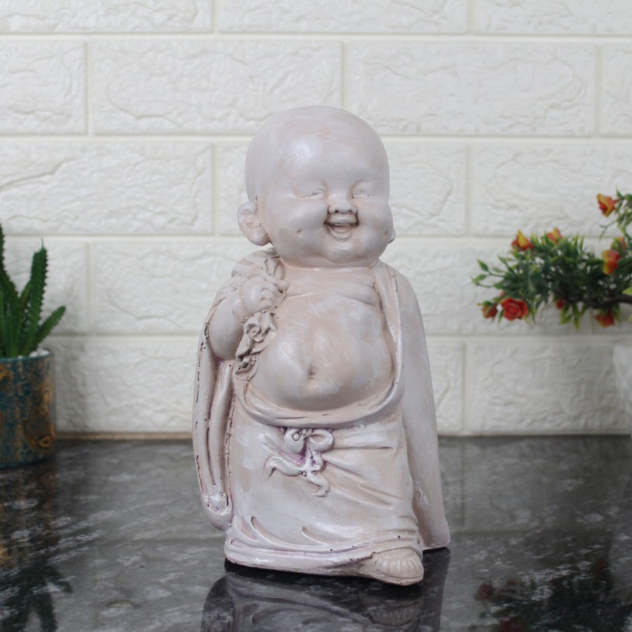 Garden Decor Wonderland Buddha And Monk Statue | Monk Idol Statue Showpiece