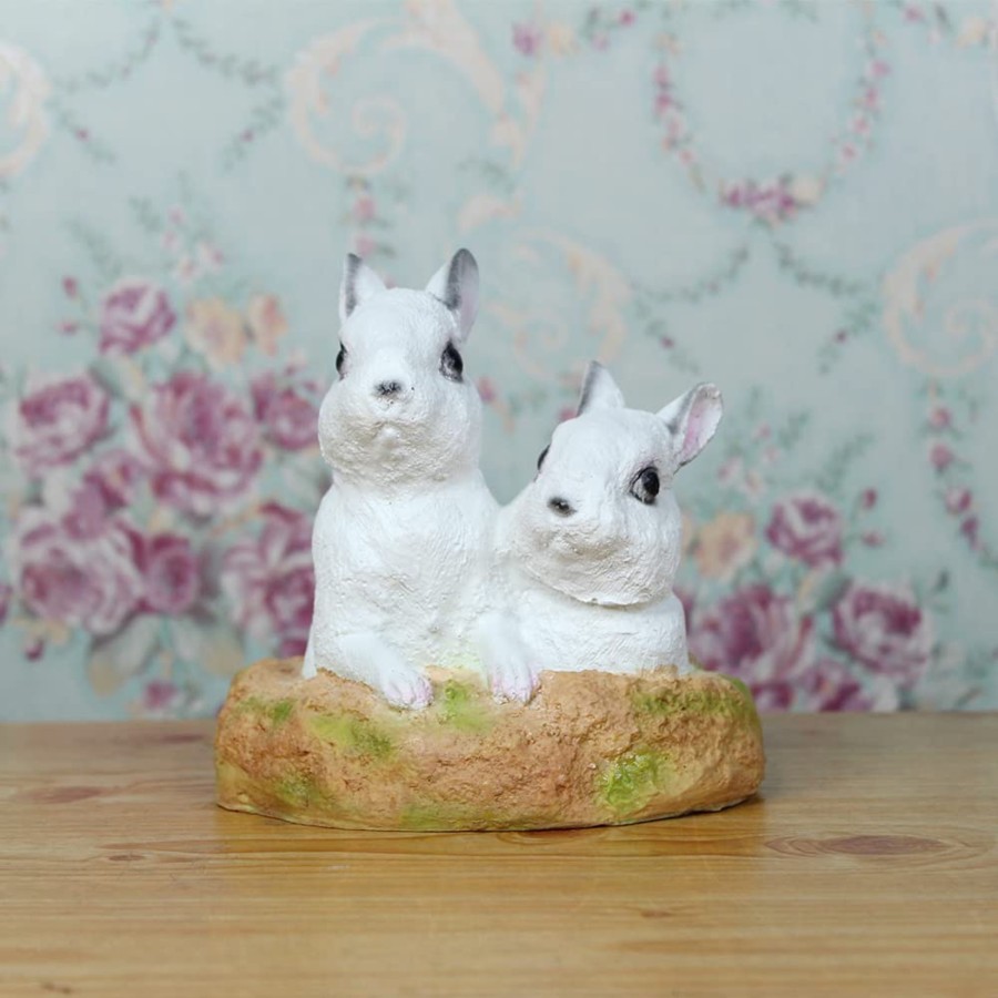 Garden Decor Wonderland Garden Statues | Rabbit Figurine For Garden Decoration