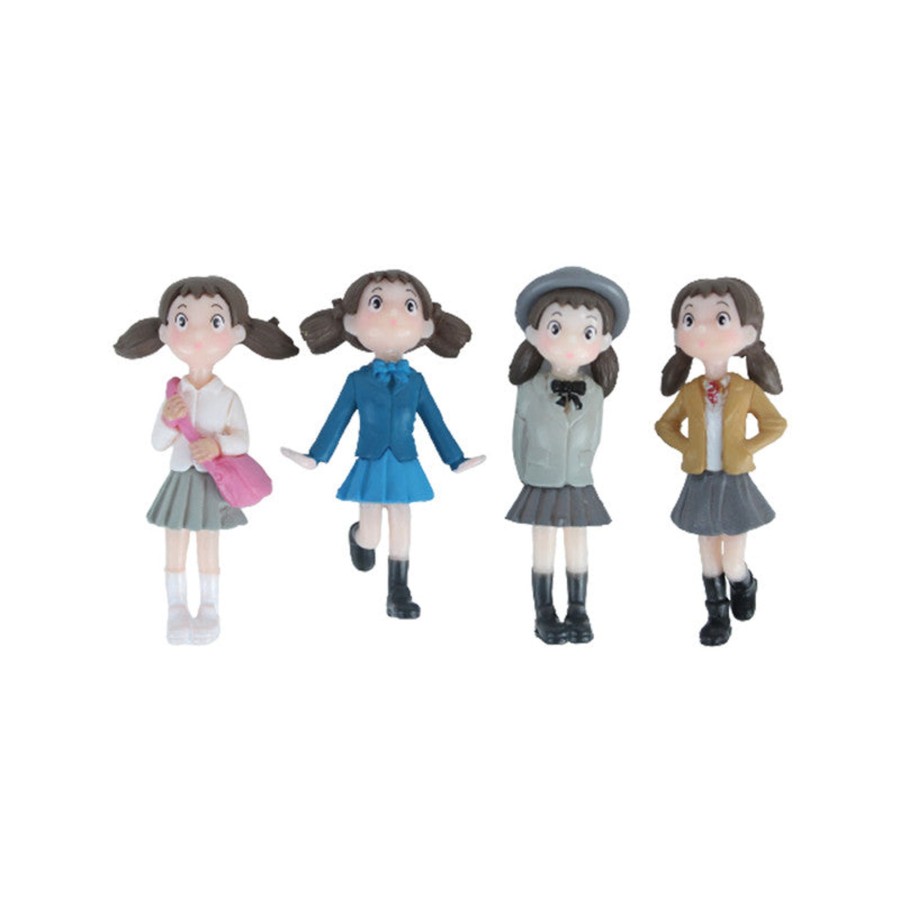 Miniature Fairy Garden Wonderland | Miniature Toys : Set Of 4 Girls