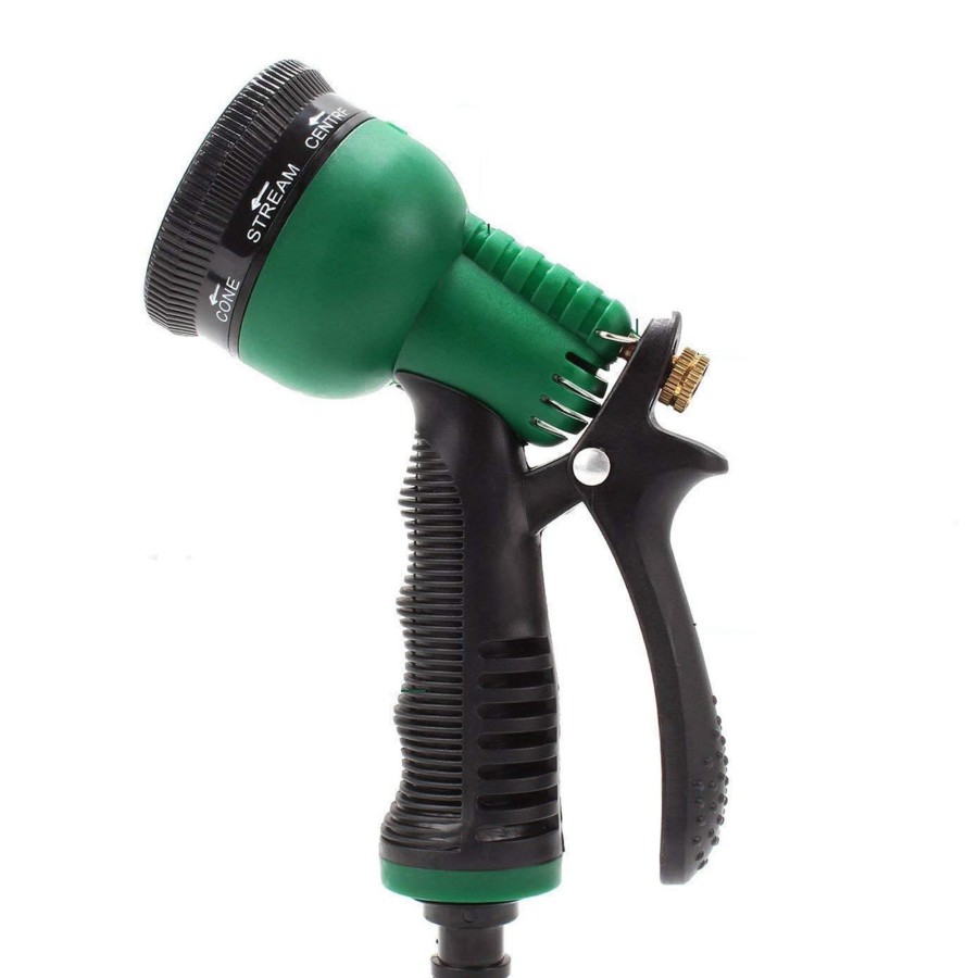 Garden Essentials Wonderland Peekay | Plastic Trigger Car Washing/Gardening Water Spray Gun (Green And Black)