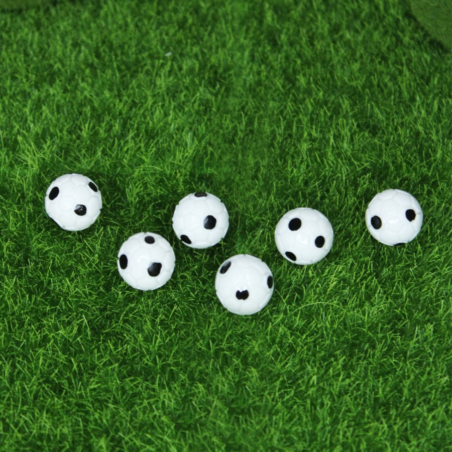 Miniature Fairy Garden Wonderland | Miniature Toys : (Set Of 6) Football For Fairy Garden Accessories