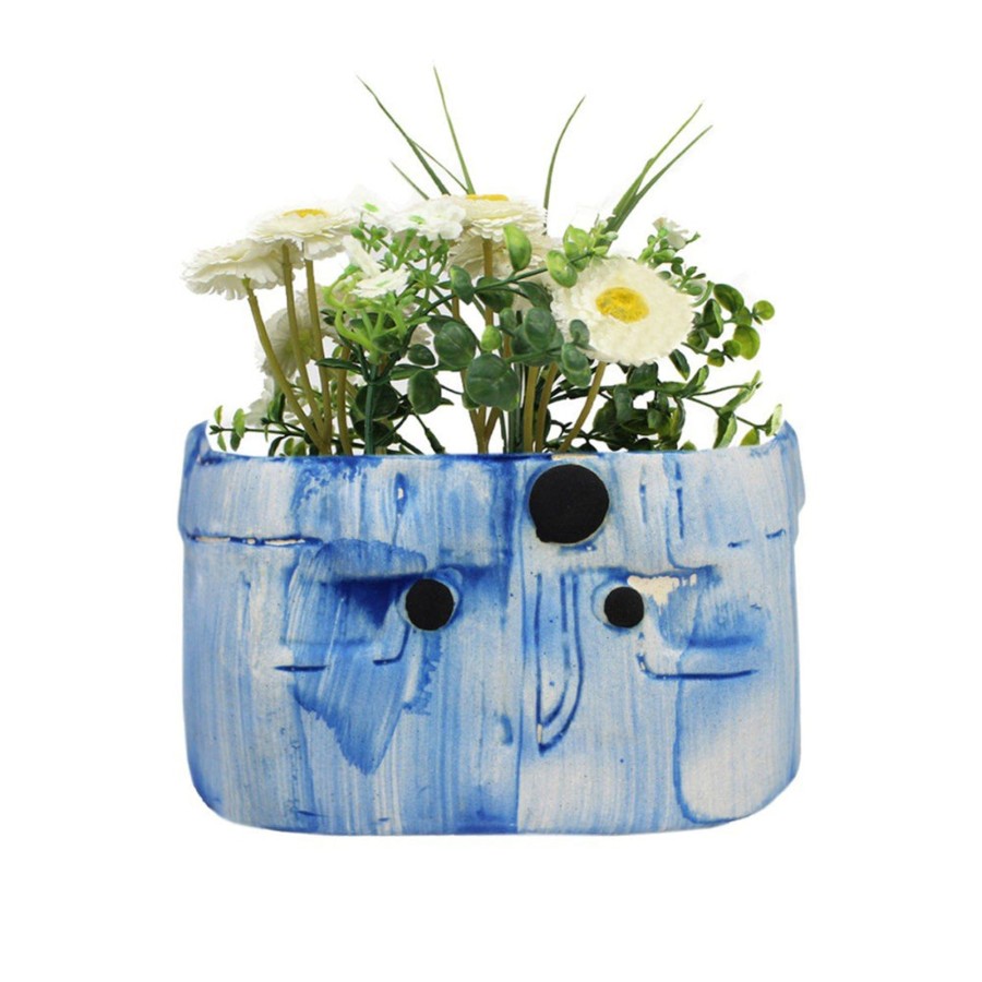 Garden Planters Wonderland | Ceramic Jeans Planter For Home And Garden Decoration (Big)