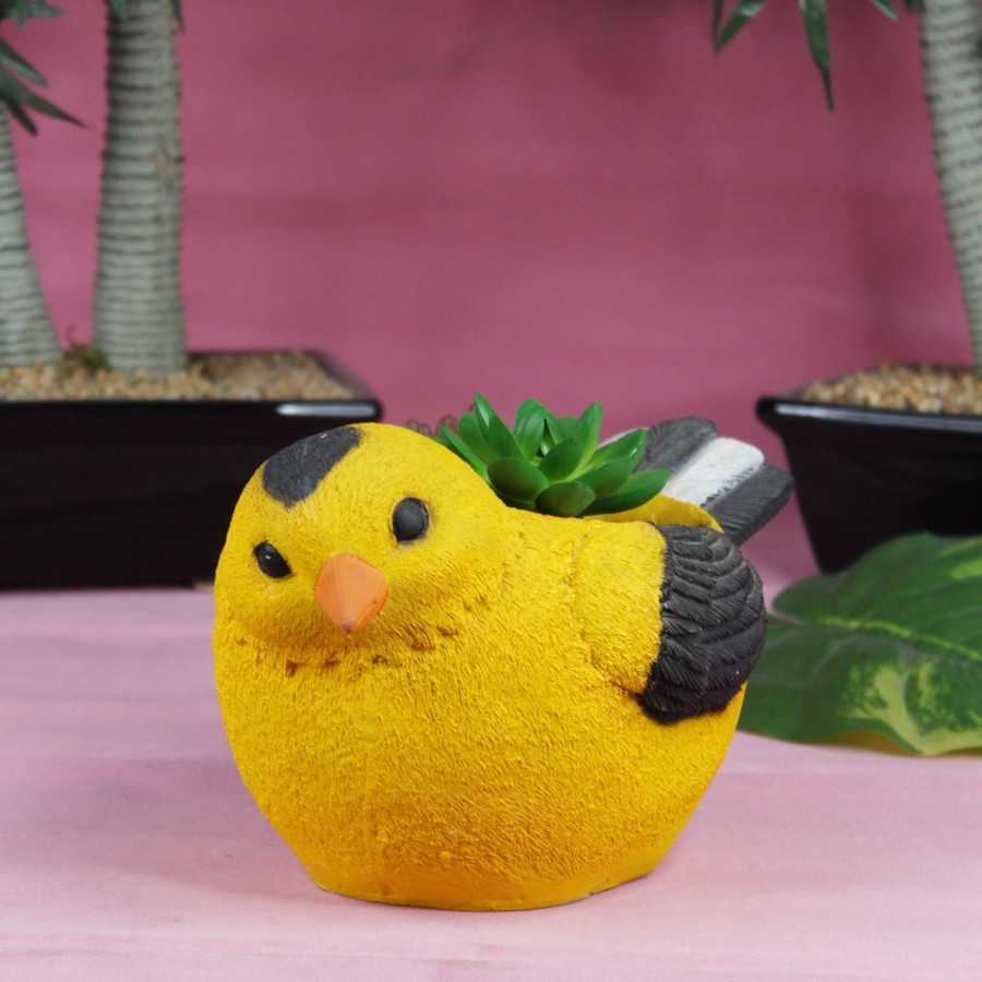 Garden Planters Wonderland | Attractive Table Top Cute Fat Bird Planter For Garden Decoration