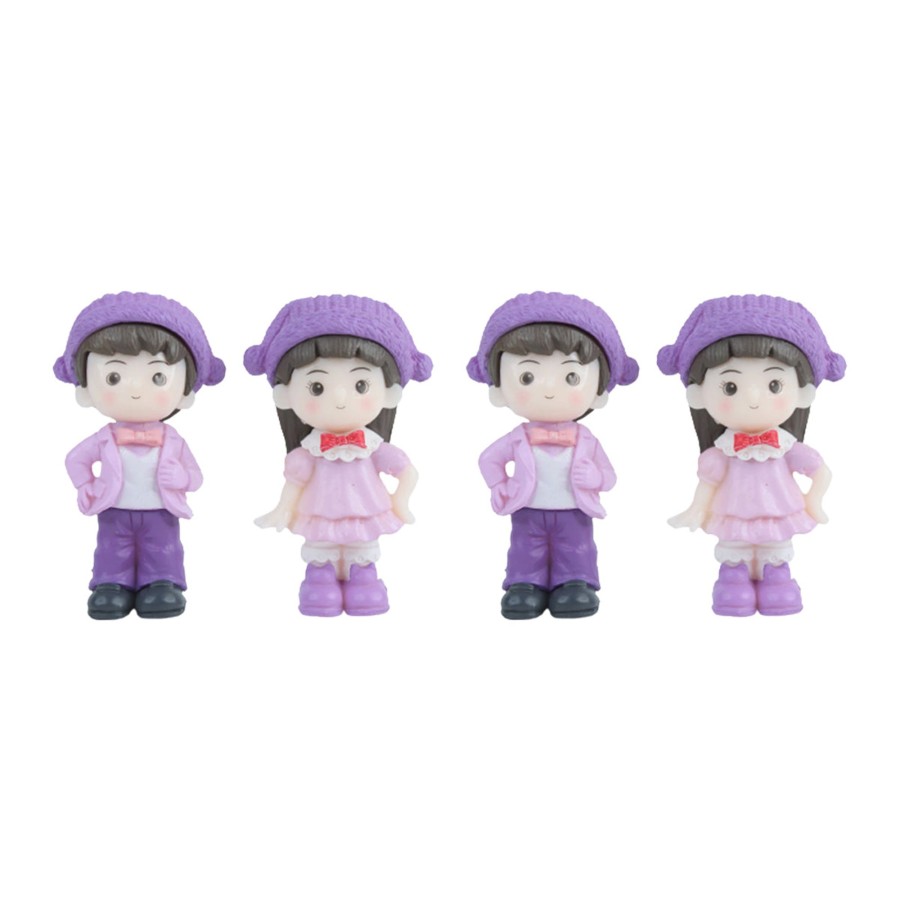 Miniature Fairy Garden Wonderland | Miniature Toys : Set Of 4 Couple