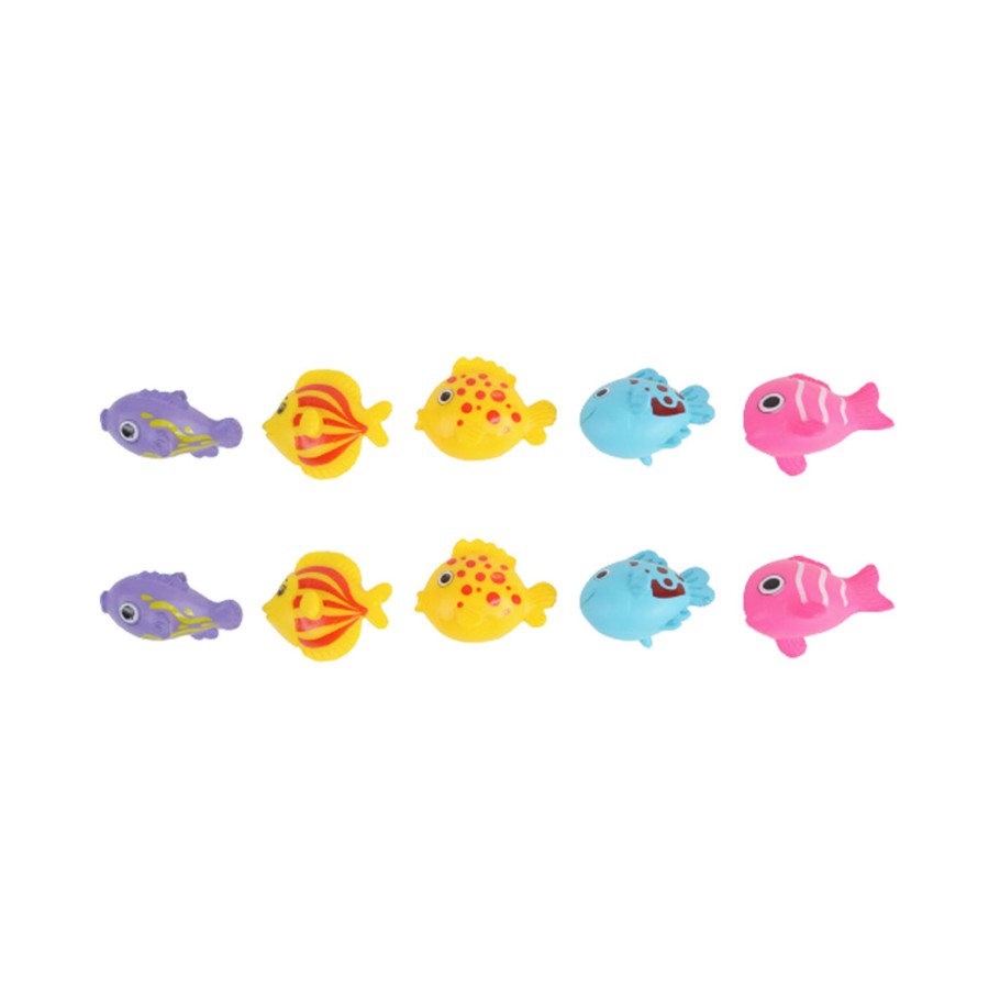 Miniature Fairy Garden Wonderland | Wonderland Miniatures Funny Colorfull Fish (Set Of 10) ( Miniature Toys , Miniature Accessories)