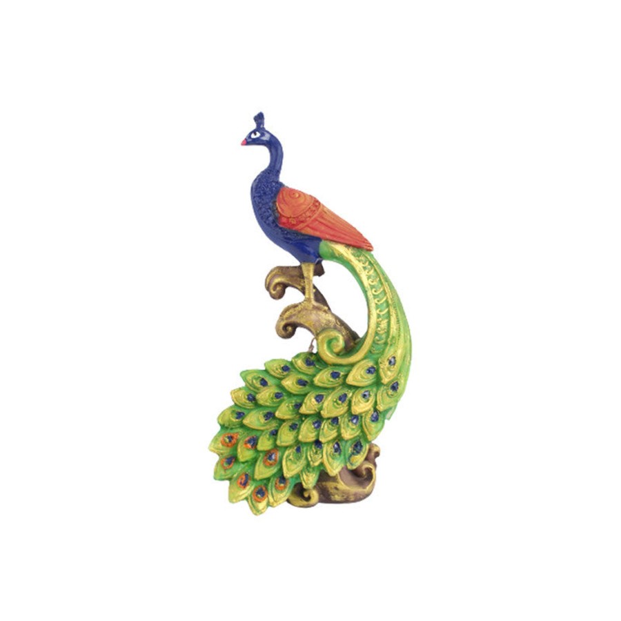 Garden Decor Wonderland Garden Statues | Wonderland Resin Beautifull Peacock Garden Decor