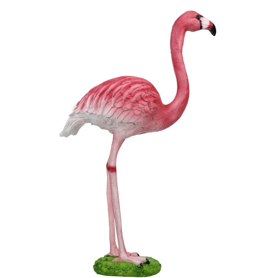 Garden Decor Wonderland Garden Statues | 17 Inches Height Small Flamingo Statue For Home & Garden