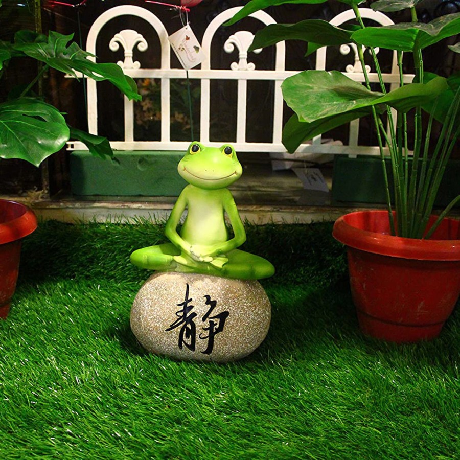 Garden Decor Wonderland Garden Statues | Frog Statue For Balcony And Garden Decoration