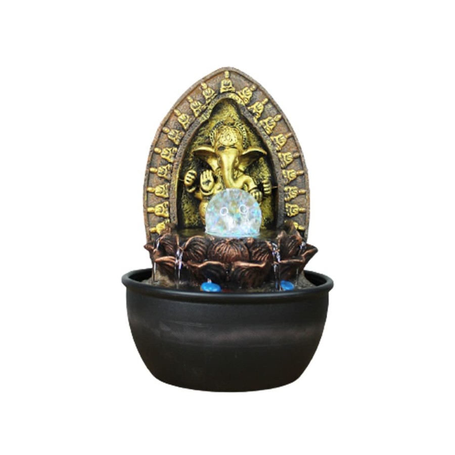 Home Decor Wonderland Fountains | New Ganesh Fountain For Home Decoration (Table Top)