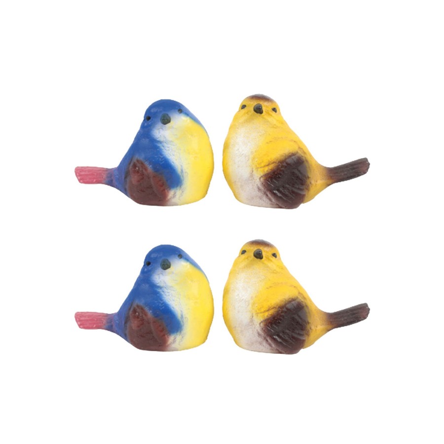 Garden Decor Wonderland Garden Statues | (Set Of 4) Fat Bird For Home And Garden Decoration