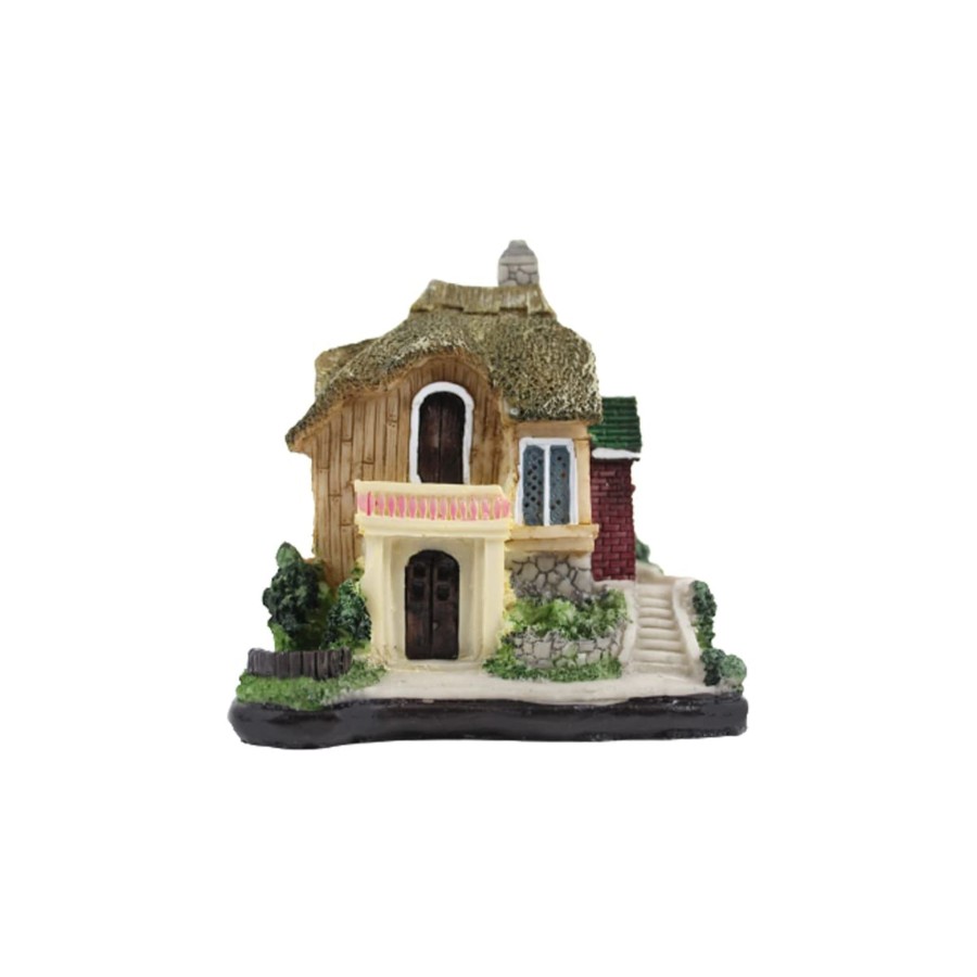 Miniature Fairy Garden Wonderland | 3 Big Double Storey House|Miniature Toys|Tray Garden Accessories