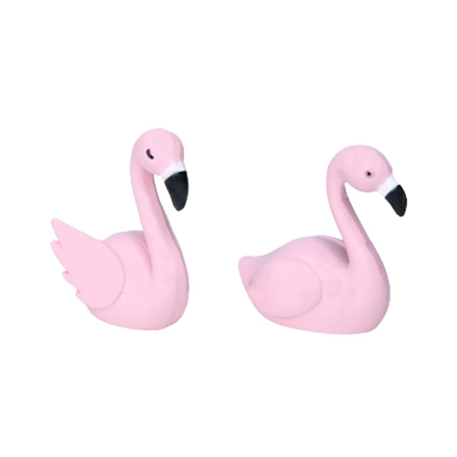 Miniature Fairy Garden Wonderland Garden Arts and Craft | (Set Of 2) Flamingo Miniature Toys For Fairy Garden