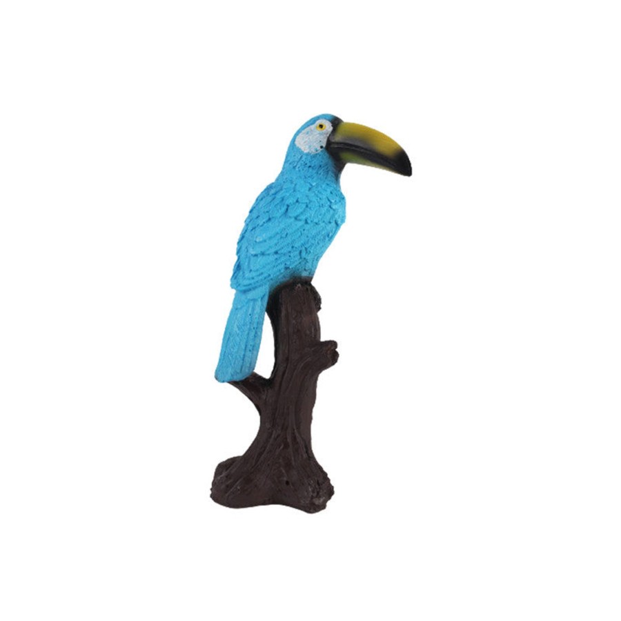 Garden Decor Wonderland Garden Statues | Wonderland Parrot Bird Figurine Showpiece Sitting On Tree For Home Decor