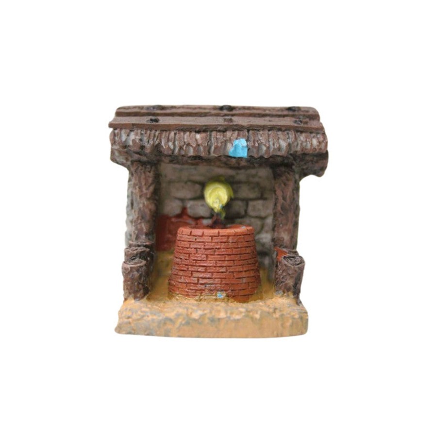 Miniature Fairy Garden Wonderland | Wonderland Resin Miniature Well( Set Of 2)