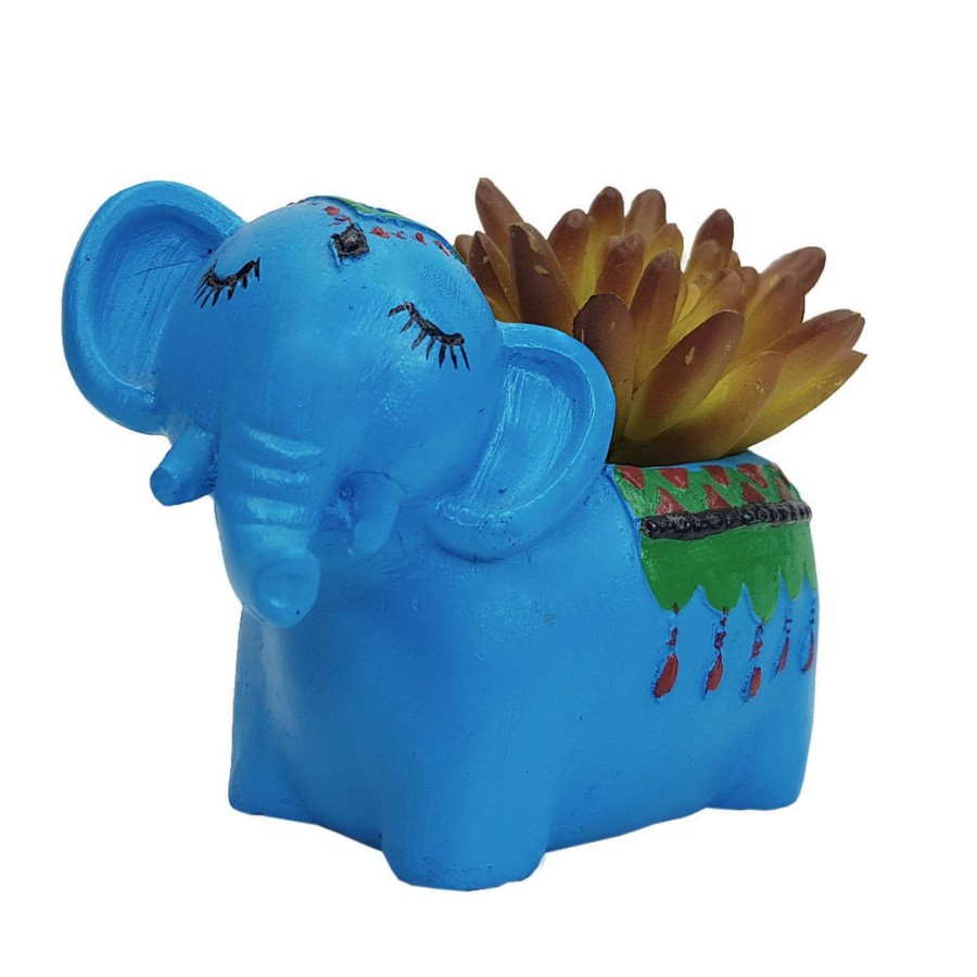 Garden Planters Wonderland | Elephant Shape Succulent Pot For Home And Balcony Decoration