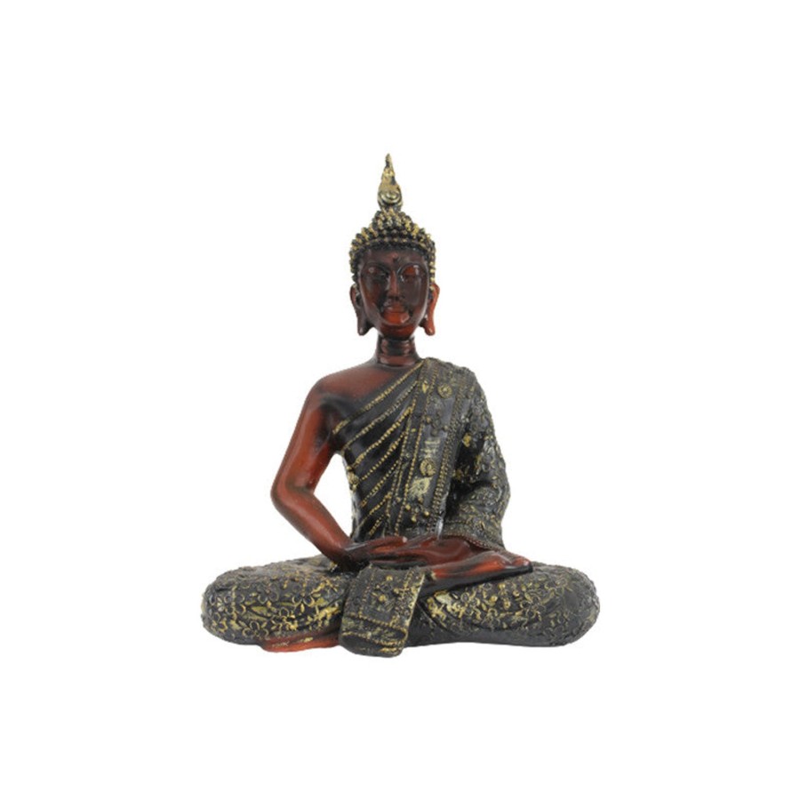 Garden Decor Wonderland Buddha And Monk Statue | Wonderland Polyresin Sitting Buddha Idol Statue Showpiece For Home Decor Decoration Gift Gifting