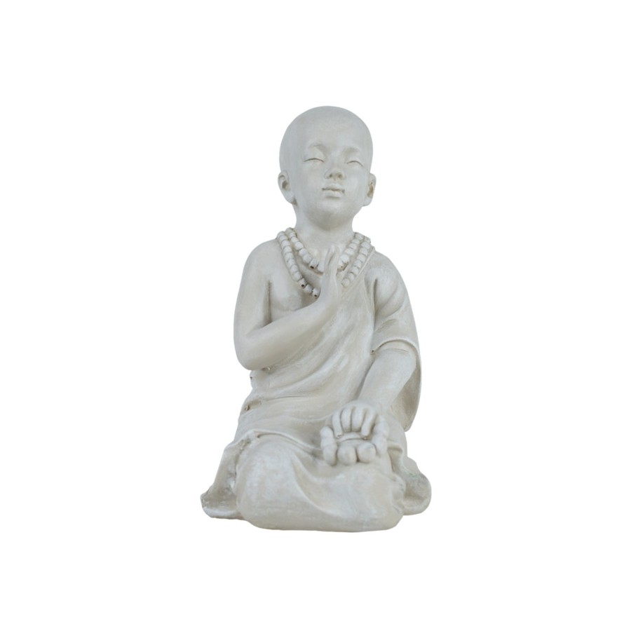 Home Decor Wonderland Table Top Decor | Mala Monk 1 Garden Statue