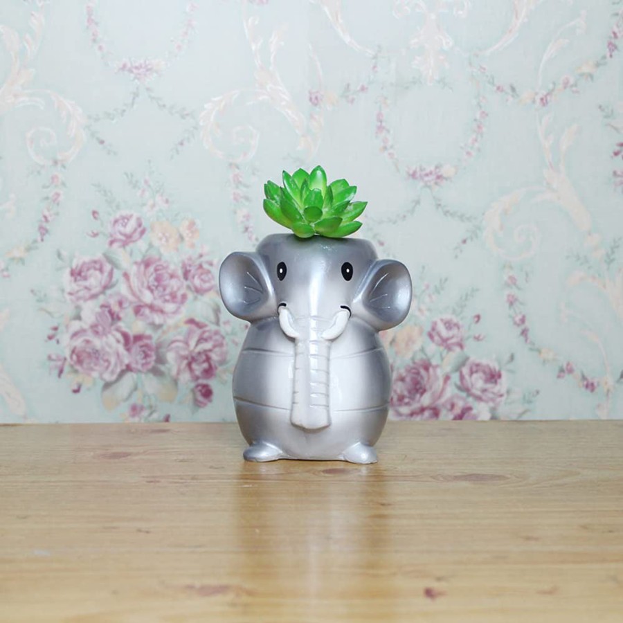 Garden Planters Wonderland | Elephant Succulent Pot For Home And Balcony Decoration