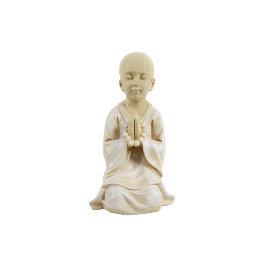 Garden Decor Wonderland Garden Statues | Wonderland Resin Mala Monk Resin Garden And Home Statue