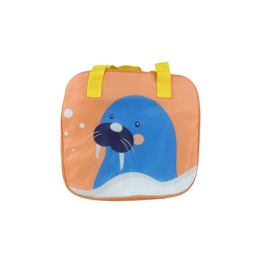 Kids Wonderland | Insulated Tiffin Bags For Kids (Blue & Peach)