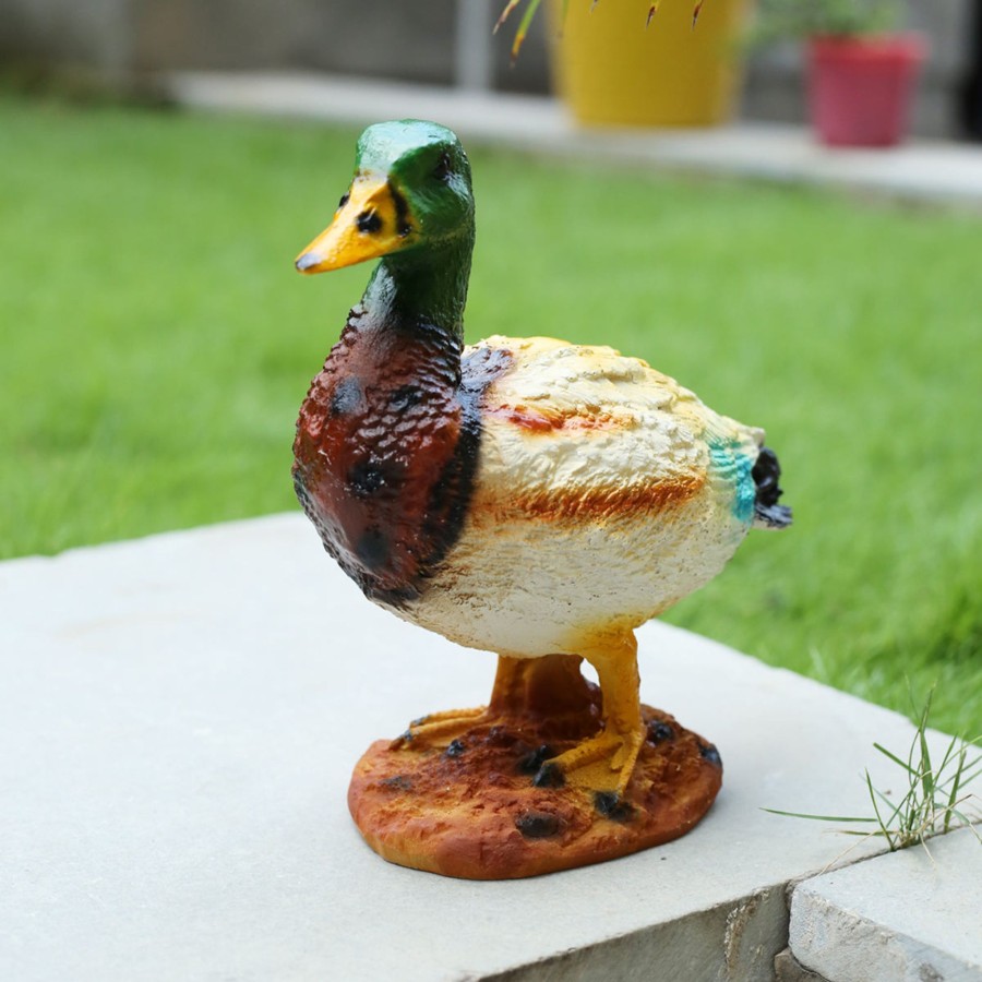 Garden Decor Wonderland Garden Statues | Duck Statue For Home And Garden Decoration (Green)