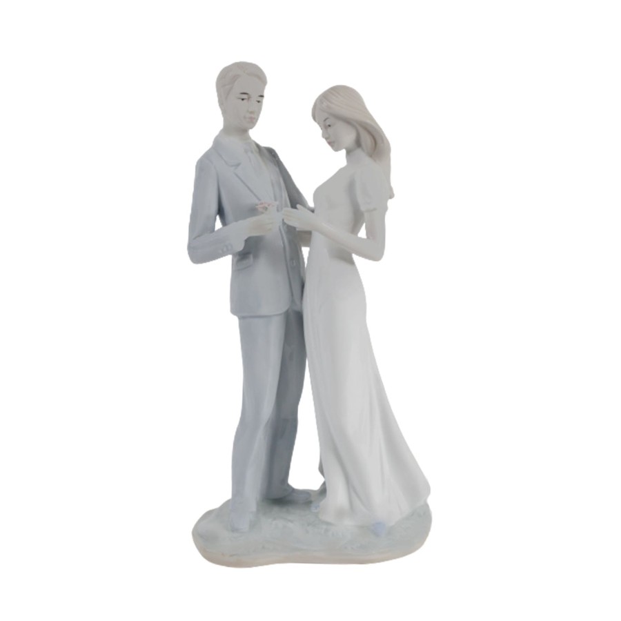 Home Decor Wonderland Human Figurine | Ceramic Couple Figurine For Home Decor Statue, Showpiece