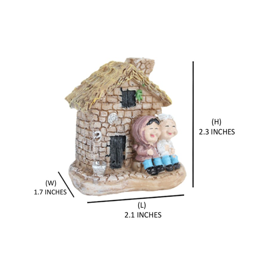 Miniature Fairy Garden Wonderland | Miniature Toys Set Of 4 Grandparents House