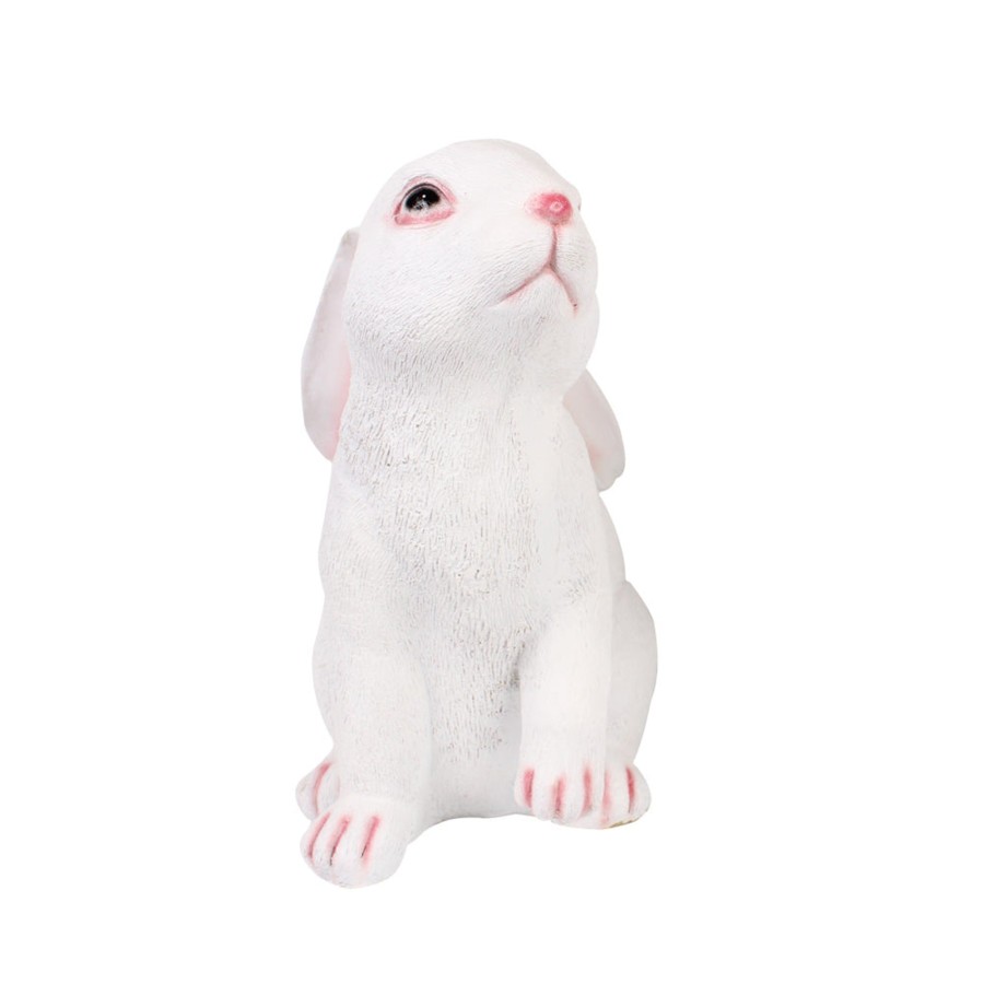 Garden Decor Wonderland Garden Statues | Ears Down Big Rabbit Statue For Balcony And Garden Decoration