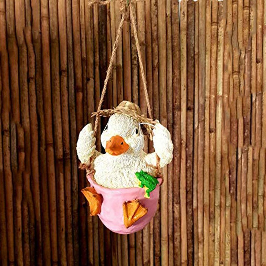 Garden Decor Wonderland Garden Statues | Hanging Duck Swing For Balcony And Garden Decoration