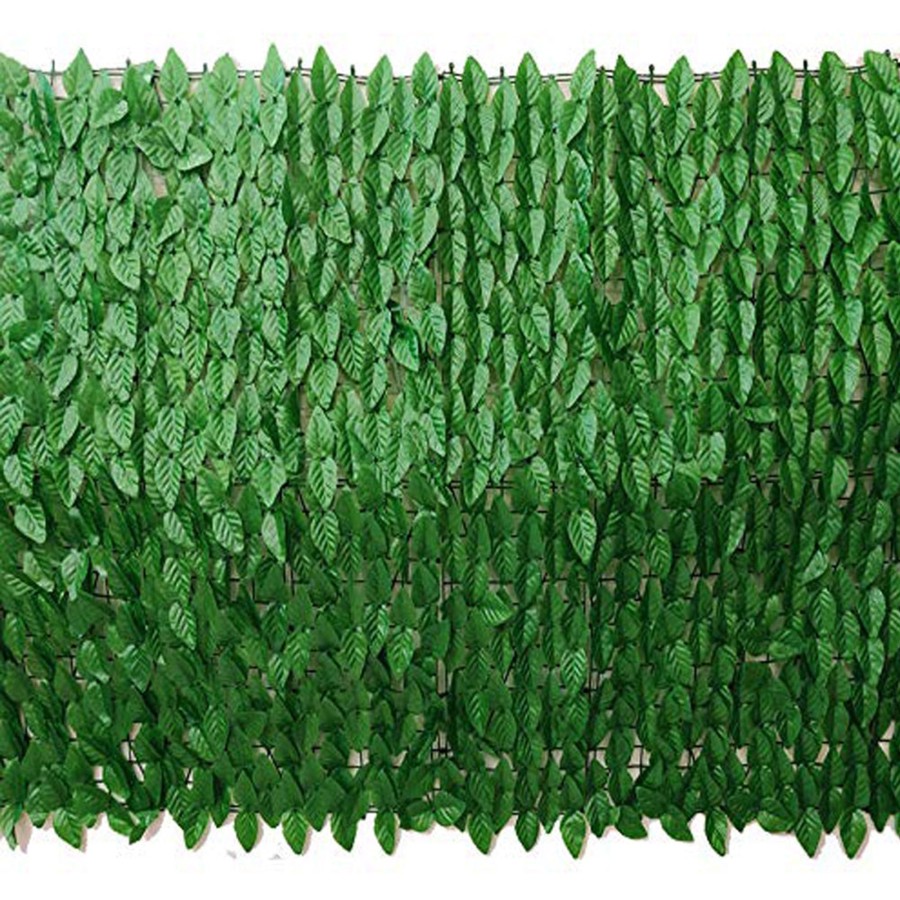 Artificial Turf Plants Wonderland | Artificial Flowers Privacy Fence Screen (Light Green, 1 Piece)