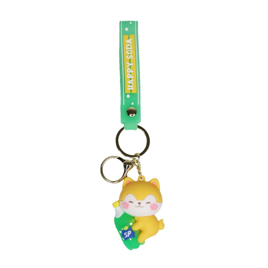 Gifts Wonderland Garden Arts and Craft | Happy Soda Keychain With Band