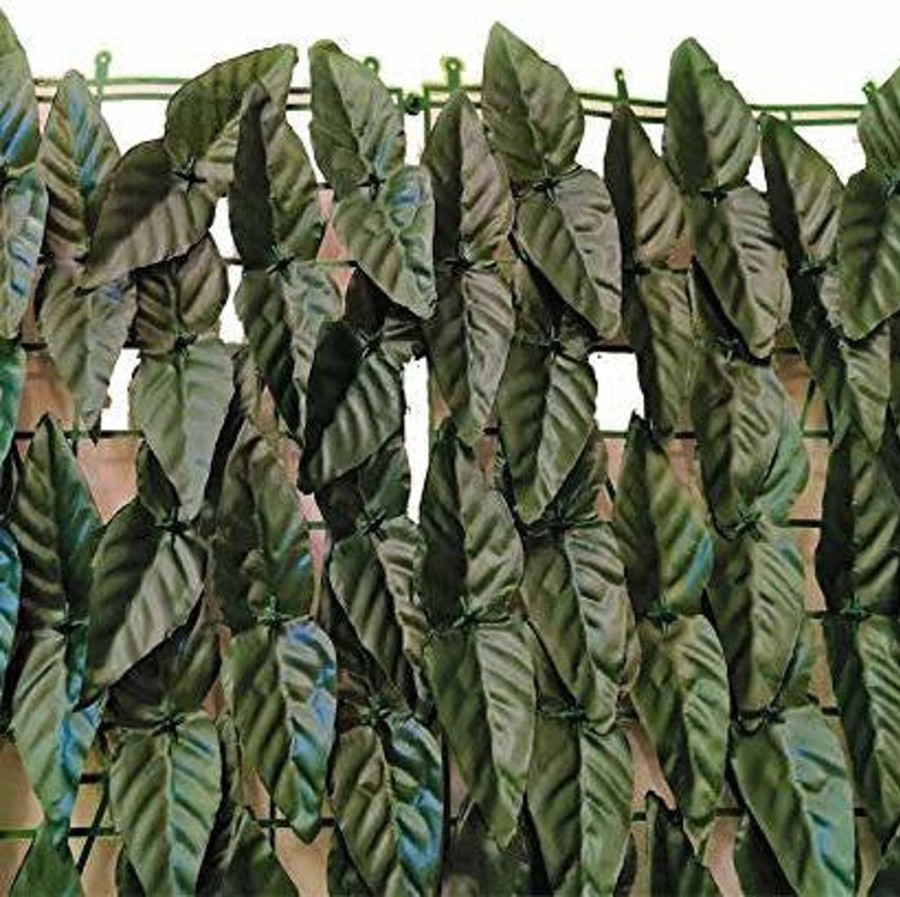 Garden Decor Wonderland Trellis | Artificial Hedges Fence In Dark Green Leaf