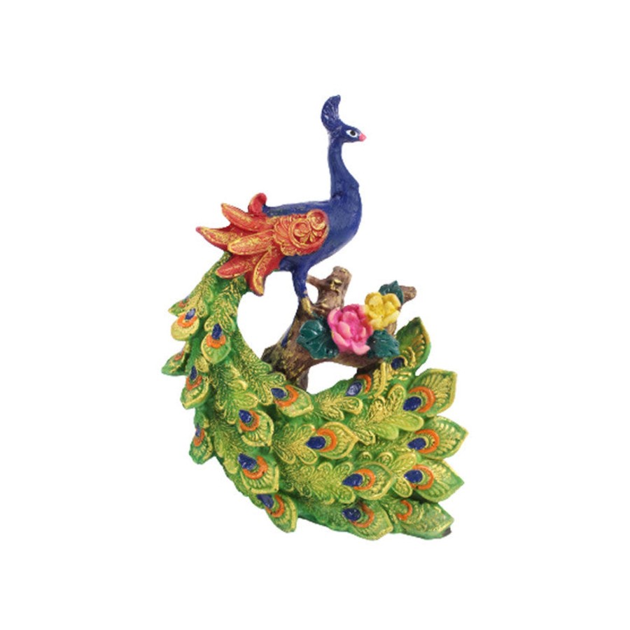 Garden Decor Wonderland Garden Statues | Wonderland Resin Beautifull Peacock Garden Decor