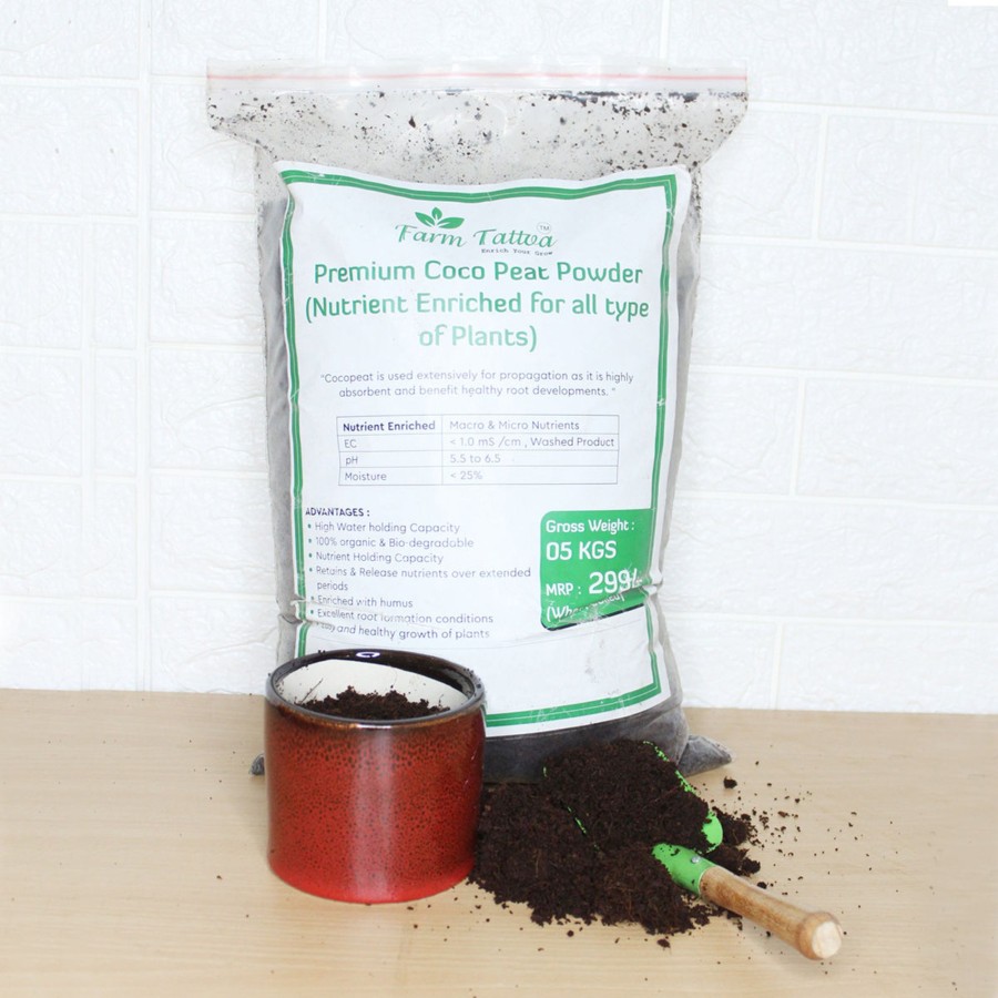 Garden Essentials Wonderland | Premium Cocopeat In 5 Kg Packet