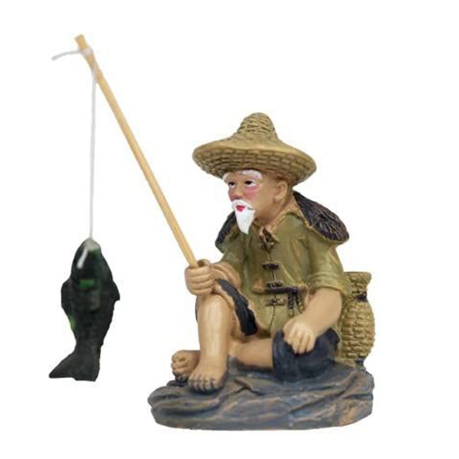 Miniature Fairy Garden Wonderland | Miniature Toys : Fisherman For Fairy Garden Accessories