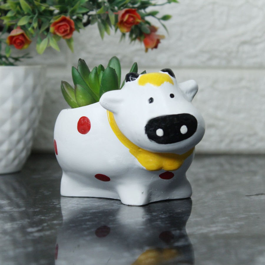 Garden Planters Wonderland | Wonderland New Small Cow Succulent Planter