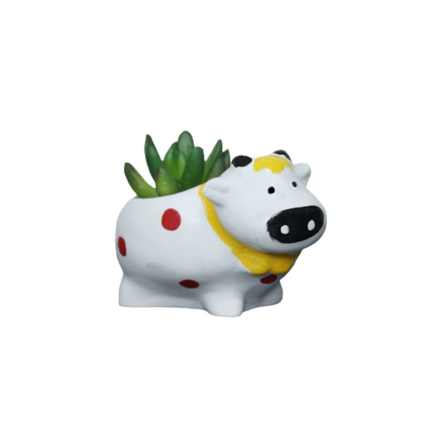 Garden Planters Wonderland | Wonderland New Small Cow Succulent Planter