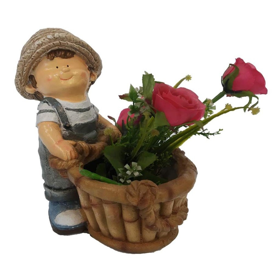 Garden Planters Wonderland | Boy Shape Pot Planter For Garden And Balcony Decoration